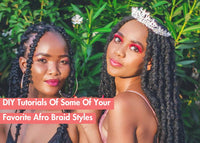 How To Make Different Afro Braids Using Braiding Hair