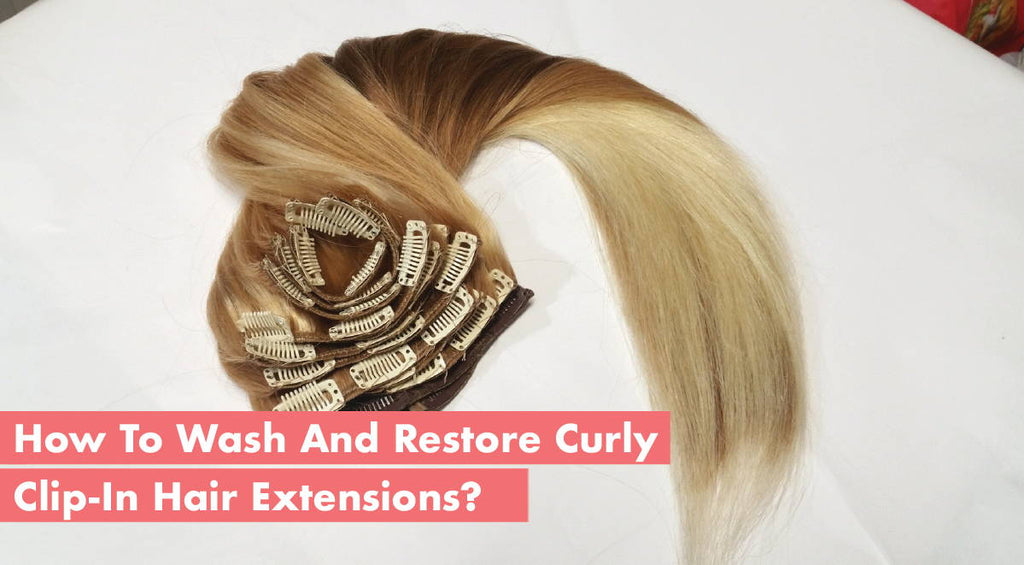 Can u wash clip in hair extensions best sale