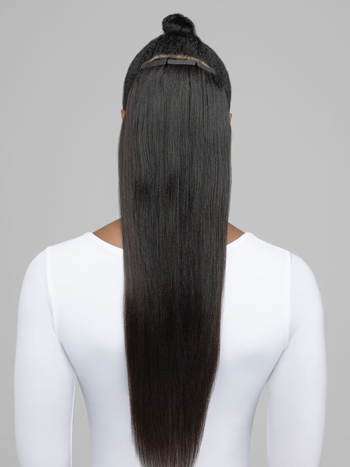 Relaxed Straight Tape-In Hair Extensions