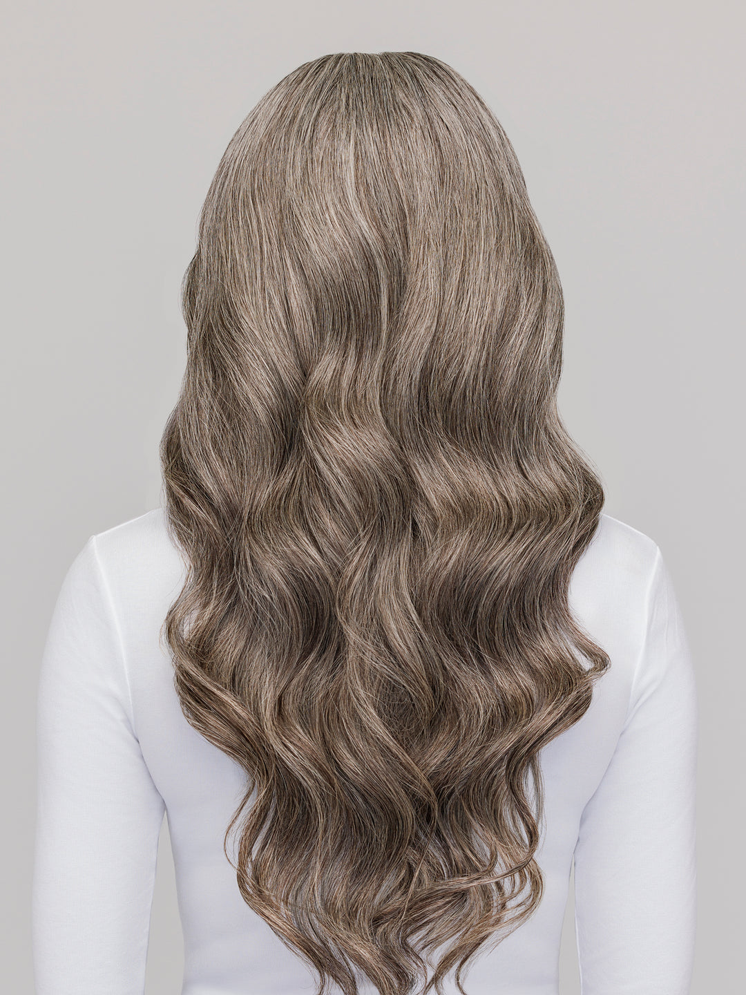 Pure Gray Hair Extensions